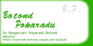 botond poparadu business card